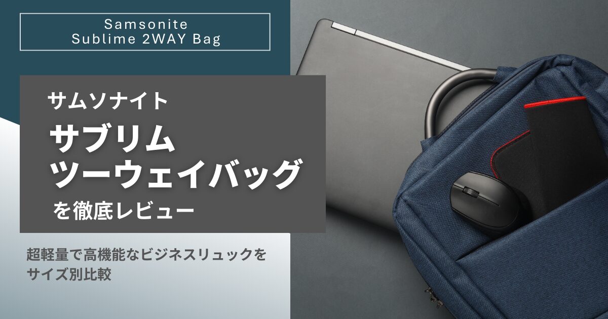 サムソナイトサブリムツーウェイバッグTOP